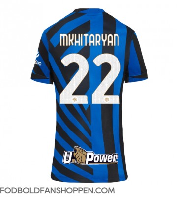 Inter Milan Henrikh Mkhitaryan #22 Hjemmebanetrøje Dame 2024-25 Kortærmet